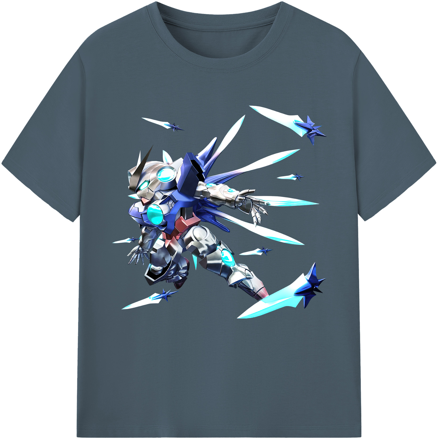 （画像用） 機動戦士ガンダム Mobile Suit Gundam 綿100％半袖Tシャツ（フロントプリント）